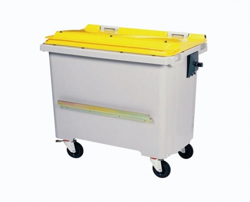 Containeur poubelle papier 700 1100 litres Bac 770 à 1100L