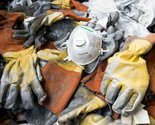 Collecte et traitement des emballages vides, chiffons ou supports souillés Collecte et traitement des emballages vides, chiffons ou supports souillés