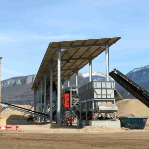 Chaîne d’affinage (Overband, courant de Foucault, cribles)