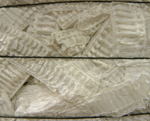 Balle d'emballages plastiques