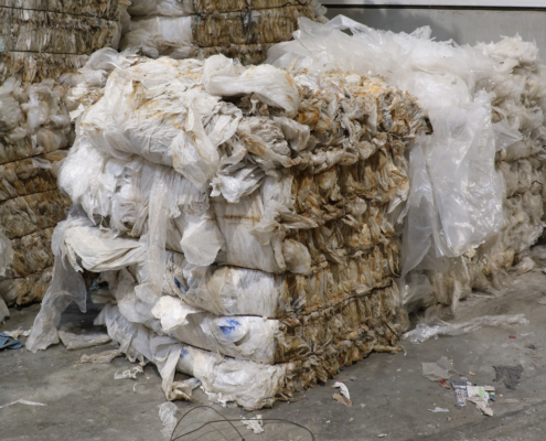 Balle de plastiques mous