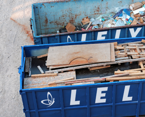 bennes pour dchets de chantier